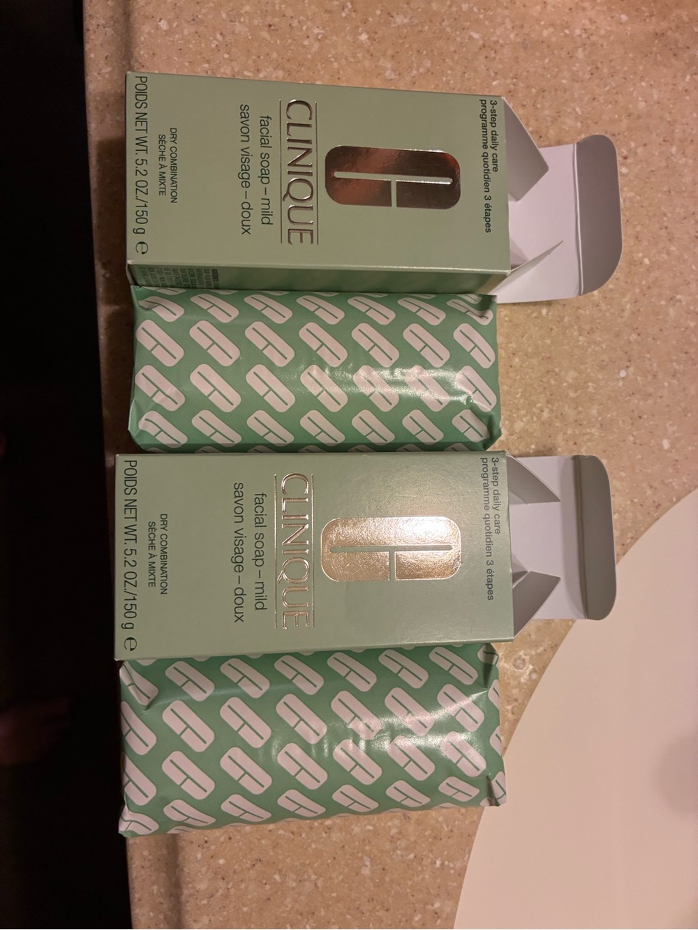 Clinique Facial Soap Mild - NEW 2 bars of soap
